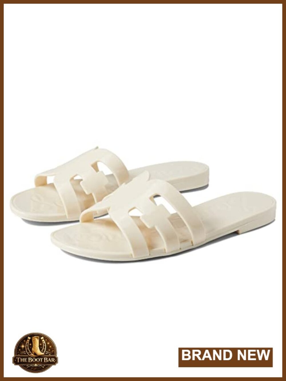 Jelly Slide Sandals - Modern Ivory - Women's Flat Sandals